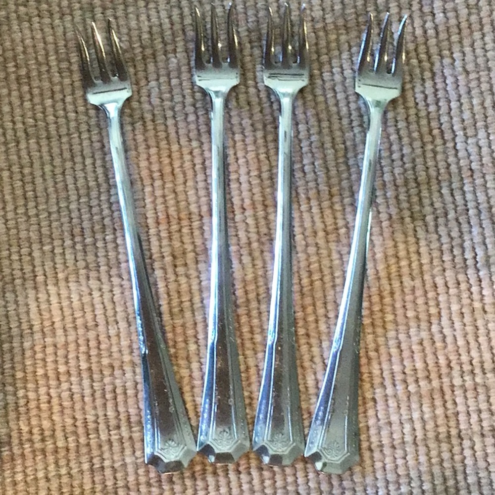 Vintage Seafood Forks